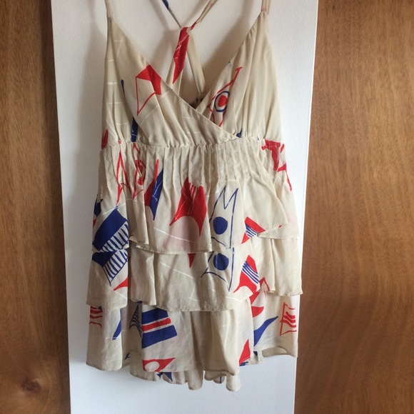 Anthropologie We ❤️ Vera 100% silk banderole tank - Picture 3 of 8
